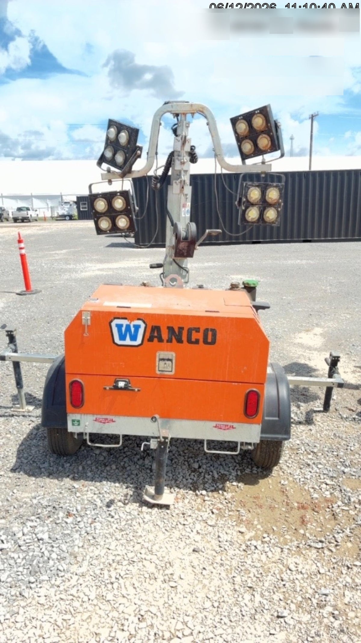 2024 Wanco WLTT-4MM4K Diesel, Deep Sea Controller, Shore Power Plug, Auto Start, (4) 350W LED Floodlights, 4kW Generator, 60 Gal Fuel Tank, 2" Ball, T3
