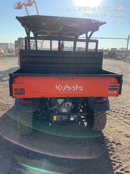 2022 Kubota RTV-X1140W-H Plastic Canopy, Windshield Acrylic Clear, LED Strobe Light, Wire Harness Kit, Back up Alarm