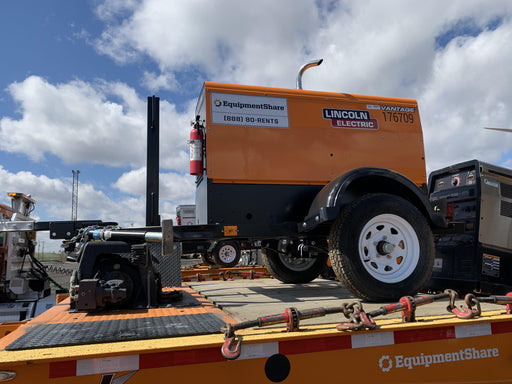 2021 Lincoln Electric Vantage 322 Vantage 322 Ready Pak 3 w/ Decals, ORANGE (includes trailer, cable rack, fender light kit) NO Telematics