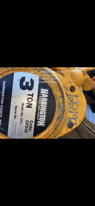 2020 HARRINGTON CF030-20