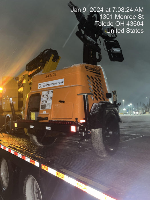 2023 Generac MLT2 Diesel, Flex Switch 120V Input, Powerzone Controller, (4) 320W LED Lights, 4kW Generator, 39.9 Gal Fuel Tank, 2" Ball, T3