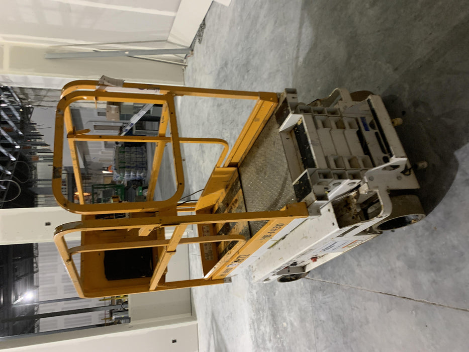 Custom Equipment HB-1430 Hy-Brid Scissor Lift
Platform capacity up to 670 lbs
Working height up to 20 ft
Weighs under 1,700 lbs
Non-marking wheels