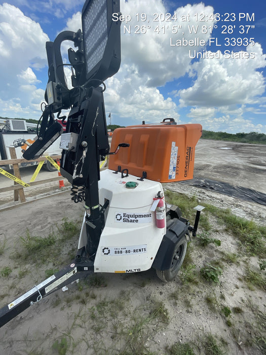 2023 Generac MLT2 Diesel, Flex Switch 120V Input, Powerzone Controller, 
(4) 320W LED Lights, 4kW Generator, 39.9 Gal Fuel Tank, 2" Ball, T3