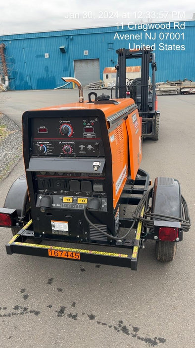 2021 Lincoln Electric Vantage 322 Vantage 322 Ready Pak 3 w/ Decals, ORANGE (includes trailer, cable rack, fender light kit) NO Telematics