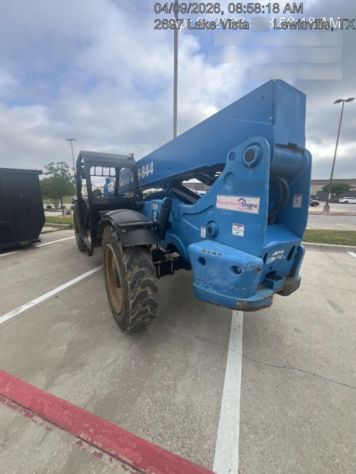 2016 GENIE GTH-844