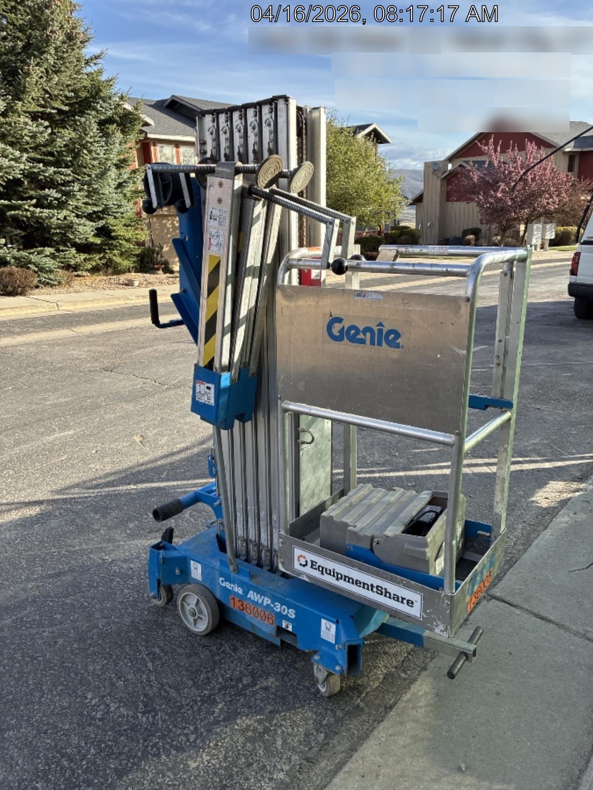 2021 GENIE AWP-30S DC