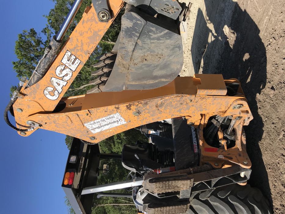 2019 Case 580N EP Canopy, 4WD, GP Front Bucket, Standard Stick, 2-Way Aux Hydraulics, ISO Controls