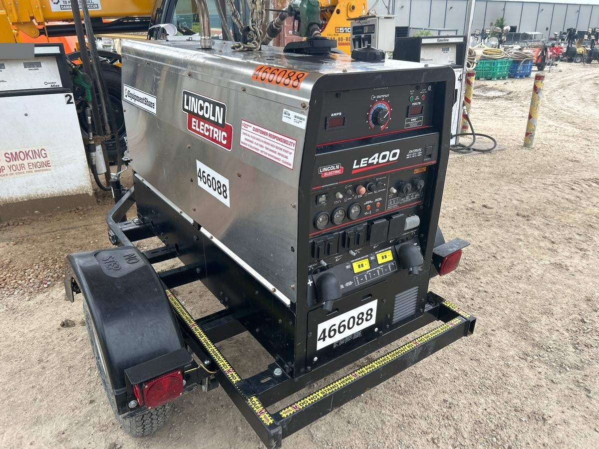 2024 Lincoln Electric LE400 Kubota V1505, Trlr, Cable Rack, Light Kit, ES Decals, T3