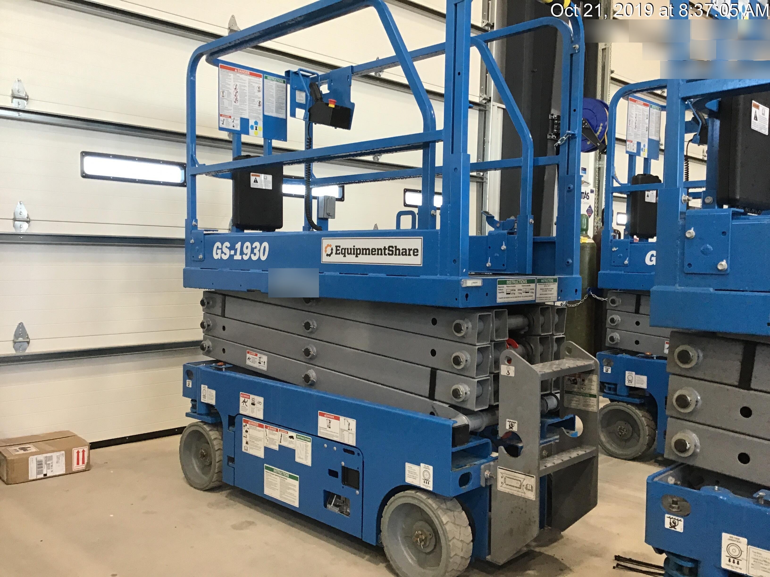 2019 Genie GS-1930 Fixed rails with chain Entry