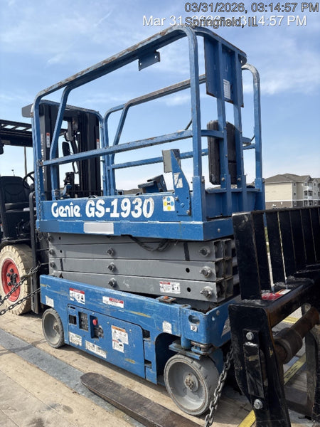 2018 Genie GS-1930 Genie GS-1930 w/Fixed Rail, Chain Entry