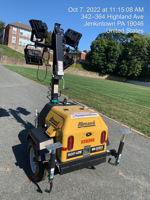 Allmand NLV3GR 3kW Light Plant - LED