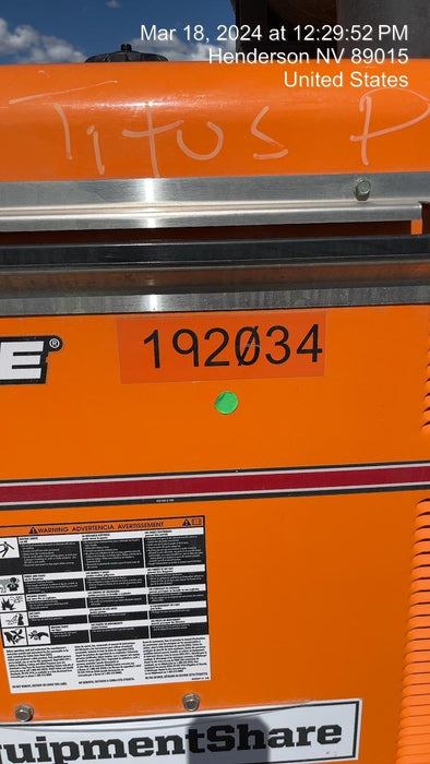 2021 Lincoln Electric Vantage 549X Ready Pak 3, ORANGE (includes trailer, cable rack, fender light kit)