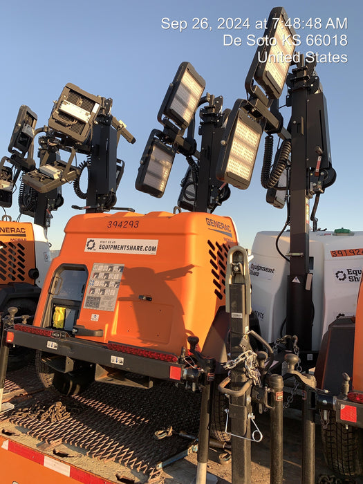 2024 Generac MLT2 Diesel, Flex Switch 120V Input, Powerzone Controller, 
(4) 320W LED Lights, 4kW Generator, 39.9 Gal Fuel Tank, 2" Ball, T3