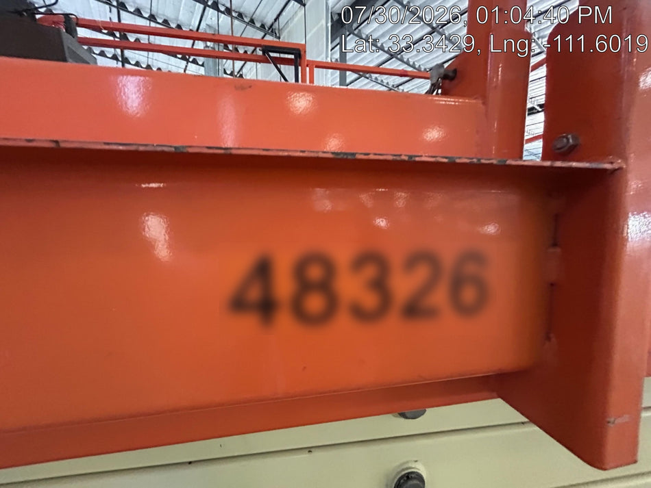 2019 JLG 4069LE Solid Non Marking Tires, Rotating Beacon