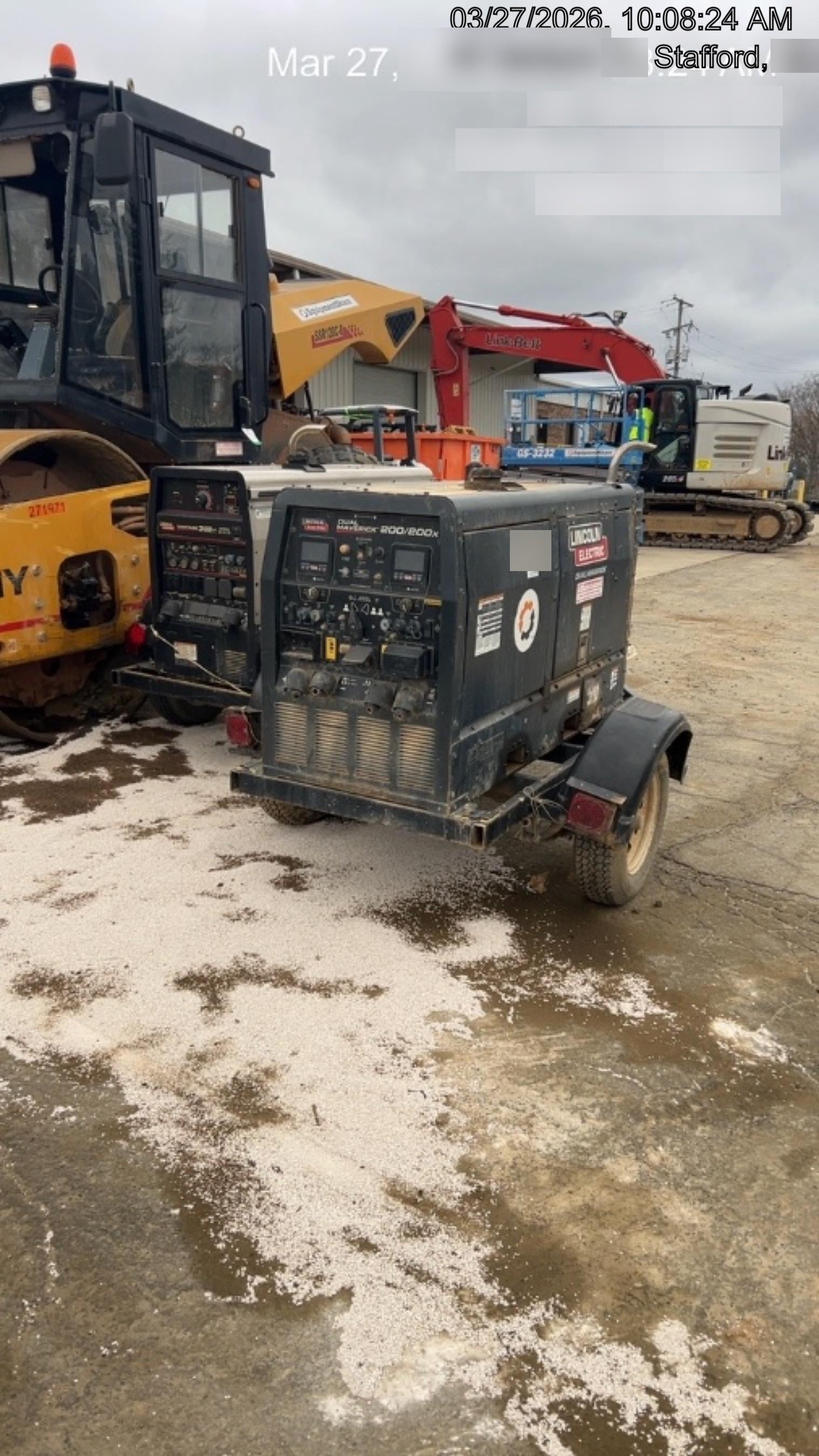 2021 Lincoln Electric Dual Maverick 200/200X Ready Pak 3, Includes Trailer, Cable Rack, Fender Light Kit