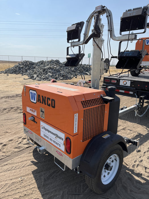 2024 Wanco WLTT-4MM4K Diesel, Deep Sea Controller, Shore Power Plug, Auto Start, (4) 350W LED Floodlights, 4kW Generator, 60 Gal Fuel Tank, 2" Ball, T3