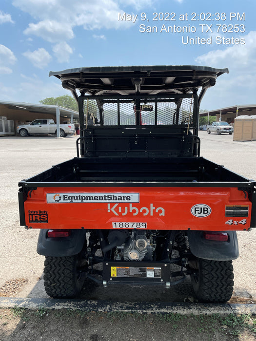 Kubota RTV-X1140W-H Plastic Canopy, Windshield Acrylic Clear, LED Strobe Light, Wire Harness Kit, Back up Alarm