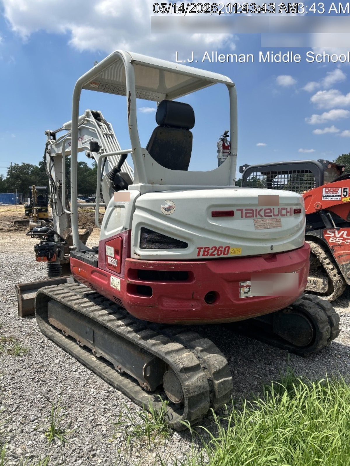 2019 TAKEUCHI TB260