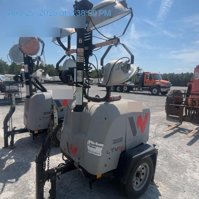2019 Wacker Neuson LTV6L-MH Wacker Neuson LTV6L Mobile Light Tower w/Fuel Level Sensor Installed