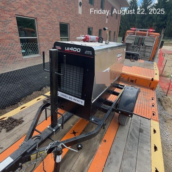 2024 Lincoln Electric LE400 Kubota V1505, Trlr, Cable Rack, Light Kit, ES Decals, T3