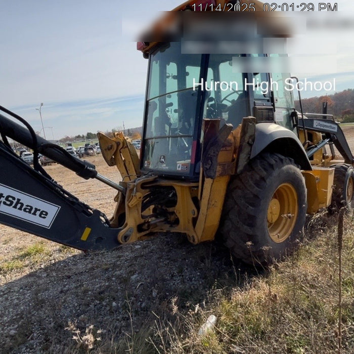 2020 John Deere 310LEP Cab/Heat/Air, 4WD, Standard Stick, Pilot Controls, 2 Way Hydraulics, TAG Manual QC