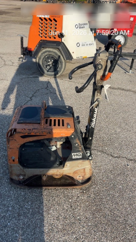 2023 Multiquip MVH158 Honda GX200, 17" Plate, Gas