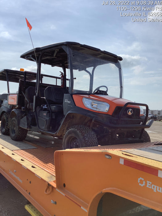 2022 Kubota RTV-X1140W-H Plastic Canopy, Windshield Acrylic Clear, LED Strobe Light, Wire Harness Kit, Back up Alarm