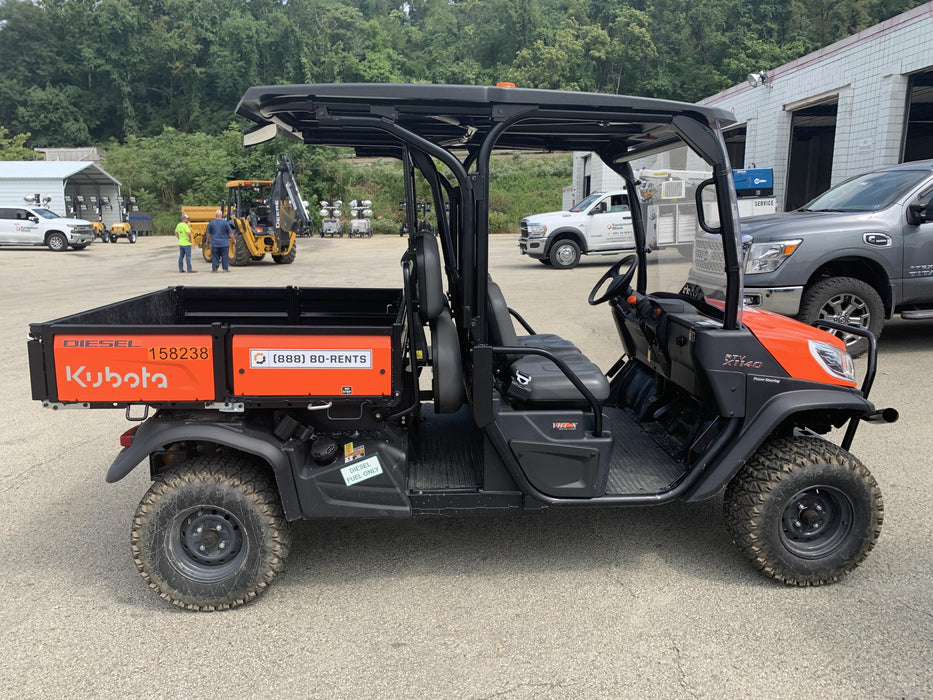 2021 Kubota RTV-X1140W-H Plastic Canopy, Windshield Acrylic Clear, LED Strobe Light, Wire Harness Kit, Back up Alarm