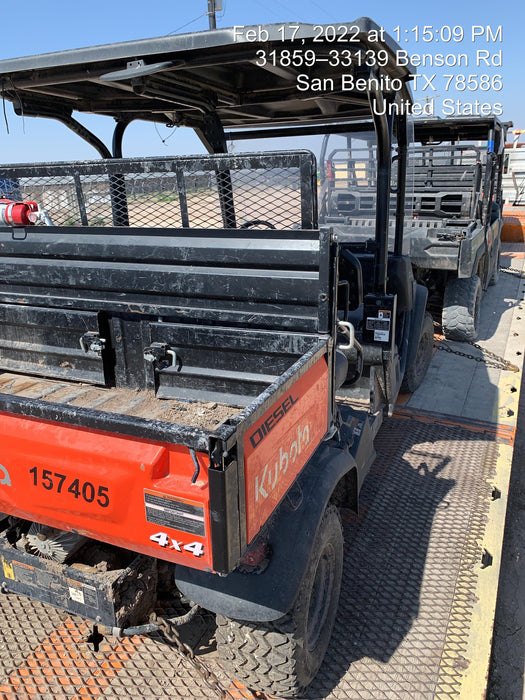 2021 Kubota RTV-X1140W-H Plastic Canopy, Windshield Acrylic Clear, LED Strobe Light, Wire Harness Kit, Back up Alarm