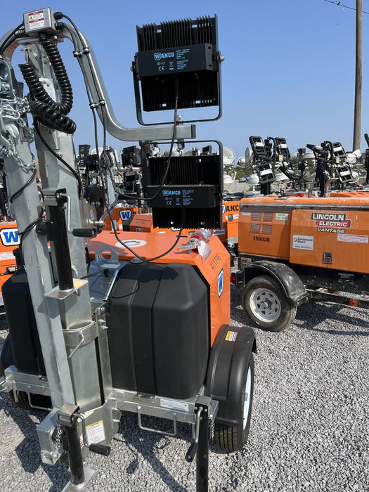 2024 Wanco WLTT-4MM4K Diesel, Deep Sea Controller, Shore Power Plug, Auto Start, (4) 350W LED Floodlights, 4kW Generator, 60 Gal Fuel Tank, 2" Ball, T3