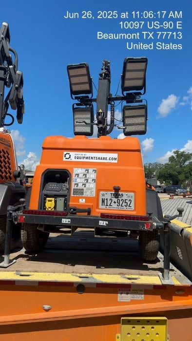 2023 Generac MLT2 Diesel, Flex Switch 120V Input, Powerzone Controller, 
(4) 320W LED Lights, 4kW Generator, 39.9 Gal Fuel Tank, 2" Ball, T3