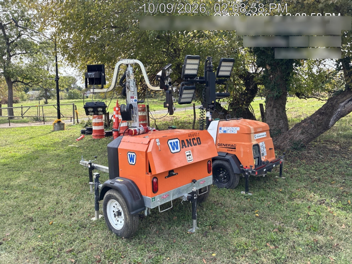 2023 Generac MLT2 Diesel, Flex Switch 120V Input, Powerzone Controller, (4) 320W LED Lights, 4kW Generator, 39.9 Gal Fuel Tank, 2" Ball, T3