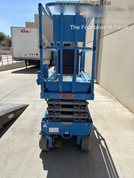 2020 Genie GS-1930 Solid Non Marking Tires, Beacon, Folding rails with half height swing gate