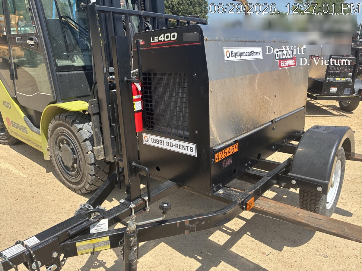 2024 Lincoln Electric LE400 Kubota V1505, Trlr, Cable Rack, Light Kit, ES Decals, T3