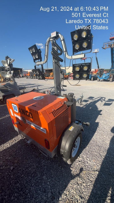 2024 Wanco WLTT-4MM4K Diesel, Deep Sea Controller, Shore Power Plug, Auto Start, (4) 350W LED Floodlights, 4kW Generator, 60 Gal Fuel Tank, 2" Ball, T3