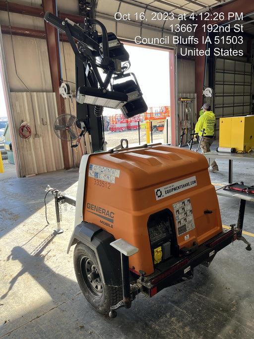 2023 Generac MLT2 Diesel, Flex Switch 120V Input, Powerzone Controller, (4) 320W LED Lights, 4kW Generator, 39.9 Gal Fuel Tank, 2" Ball, T3