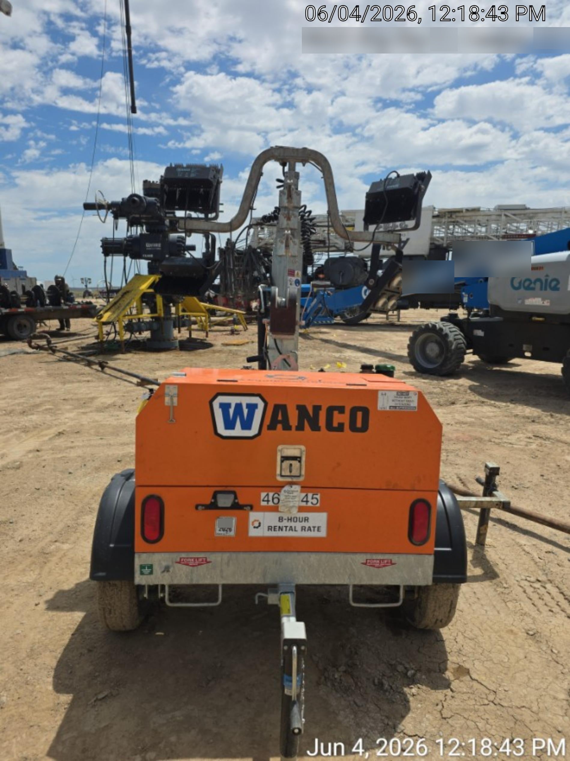 2024 Wanco WLTT-4MM4K Diesel, Deep Sea Controller, Shore Power Plug, Auto Start, (4) 350W LED Floodlights, 4kW Generator, 60 Gal Fuel Tank, 2" Ball, T3