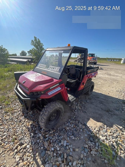 2021 Yanmar YU1000 Canopy, Steel Wheel, Poly WindShield, Beacon, Backup Alarm