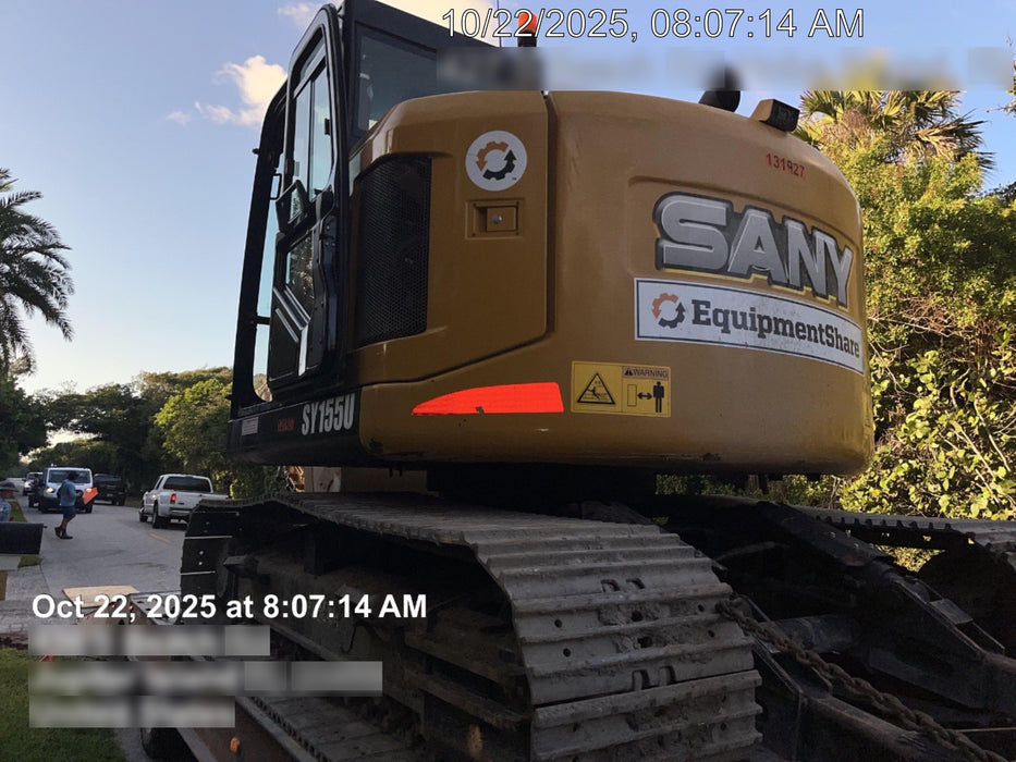 2020 Sany SY155U Cab/Heat/Air