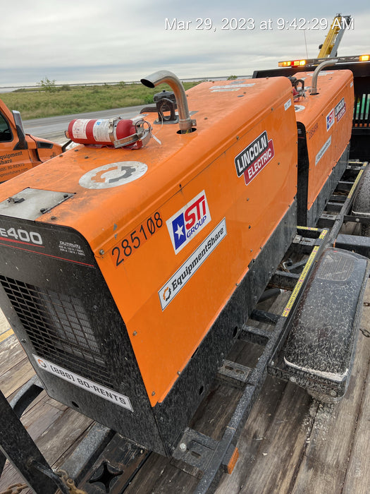 2022 Lincoln Electric LE400 Kubota V1505, Trlr, Cable Rack, Light Kit, ES Decals, T3