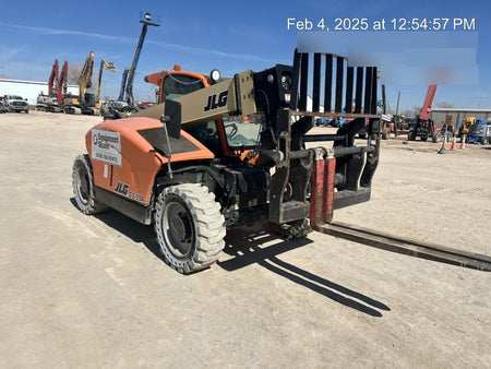 2020 JLG G5-18A Cab/Heat/Air, NM Solid Tires, Beacon w/48" Carriage, 48" Pallet Forks