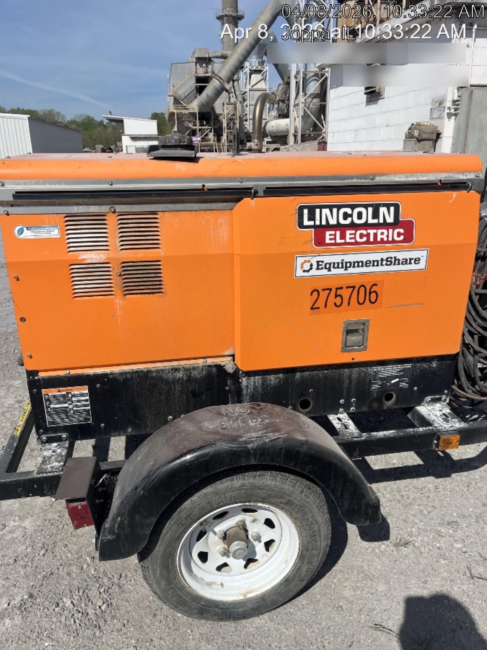 2022 Lincoln Electric LE400 Kubota V1505, Trlr, Cable Rack, Light Kit, ES Decals, T3