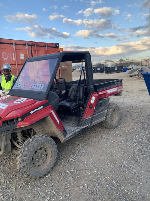 2021 Yanmar YU1000 Canopy, Steel Wheel, Poly WindShield, Beacon, Backup Alarm