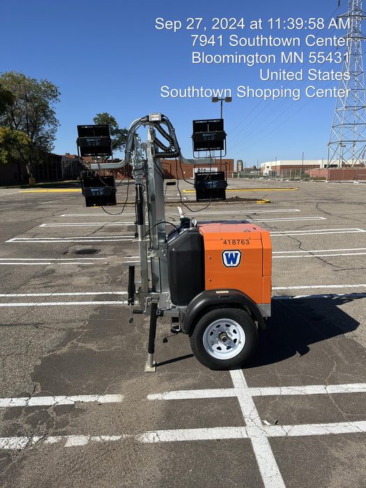 2024 Wanco WLTT-4MM4K Diesel, Deep Sea Controller, Shore Power Plug, Auto Start, (4) 350W LED Floodlights, 4kW Generator, 60 Gal Fuel Tank, 2" Ball, T3