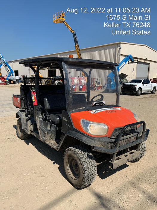 2021 Kubota RTV-X1140W-H Plastic Canopy, Windshield Acrylic Clear, LED Strobe Light, Wire Harness Kit, Back up Alarm