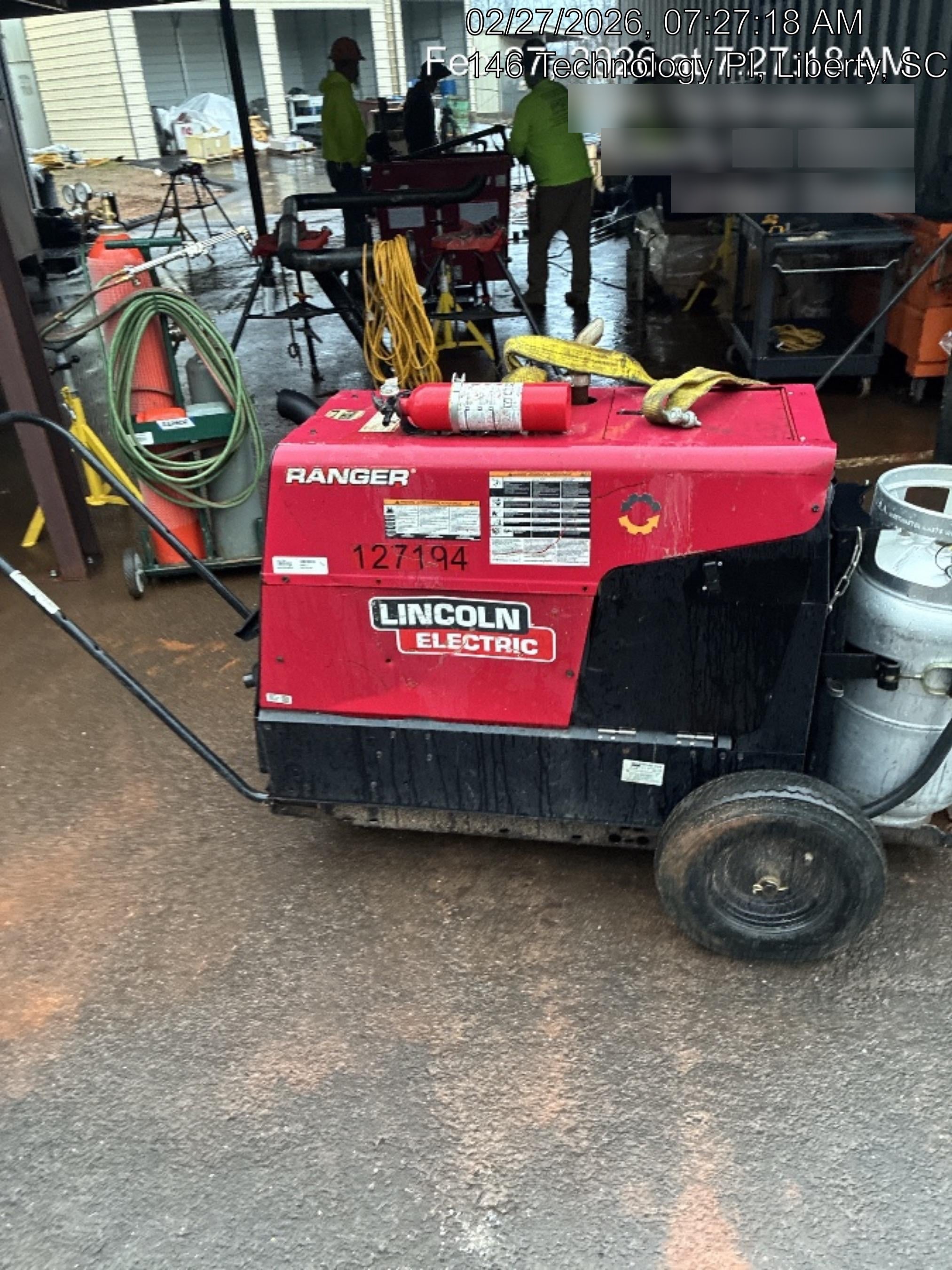 2021 Lincoln Electric Ranger 305 LPG K3430-1, Ranger 305 LPG, Undercarriage, Tank Holder & Strap, 10kw AC Gen, 25hp Kohler LPG Eng