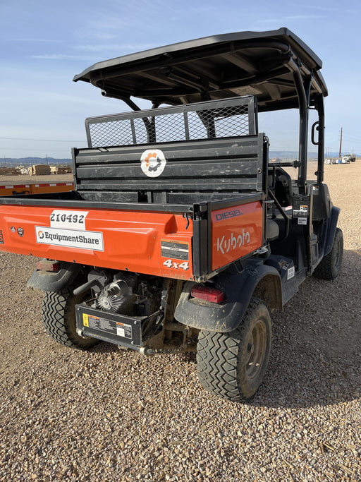 2022 Kubota RTV-X1140W-H Plastic Canopy, Windshield Acrylic Clear, LED Strobe Light, Wire Harness Kit, Back up Alarm
