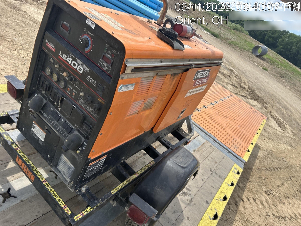 2024 Lincoln Electric LE400 Kubota V1505, Trlr, Cable Rack, Light Kit, ES Decals, T3
