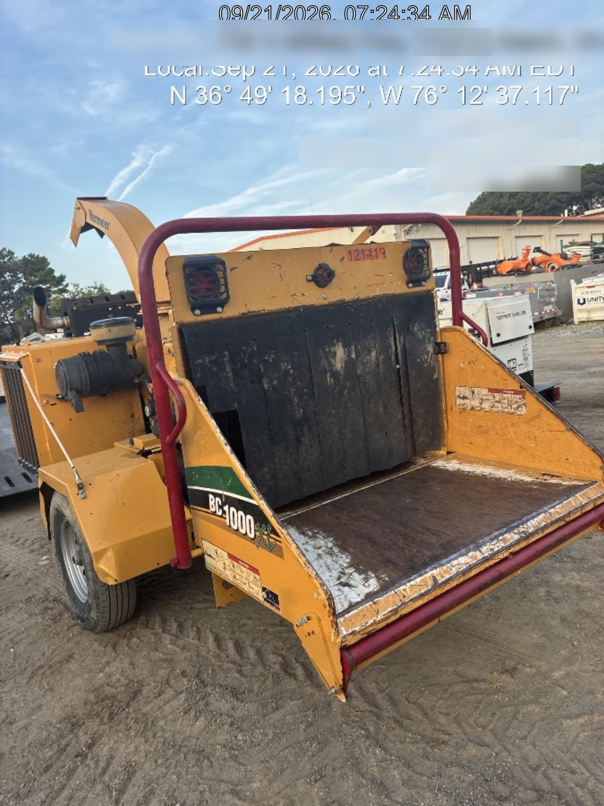 2020 VERMEER BC1000XL Diesel