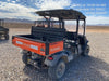 2022 Kubota RTV-X1140W-H Plastic Canopy, Windshield Acrylic Clear, LED Strobe Light, Wire Harness Kit, Back up Alarm